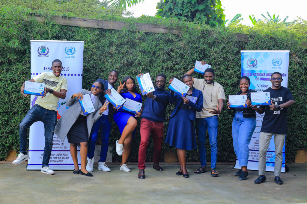 Acknowledging Uganda AUNYD Youth Fellows
